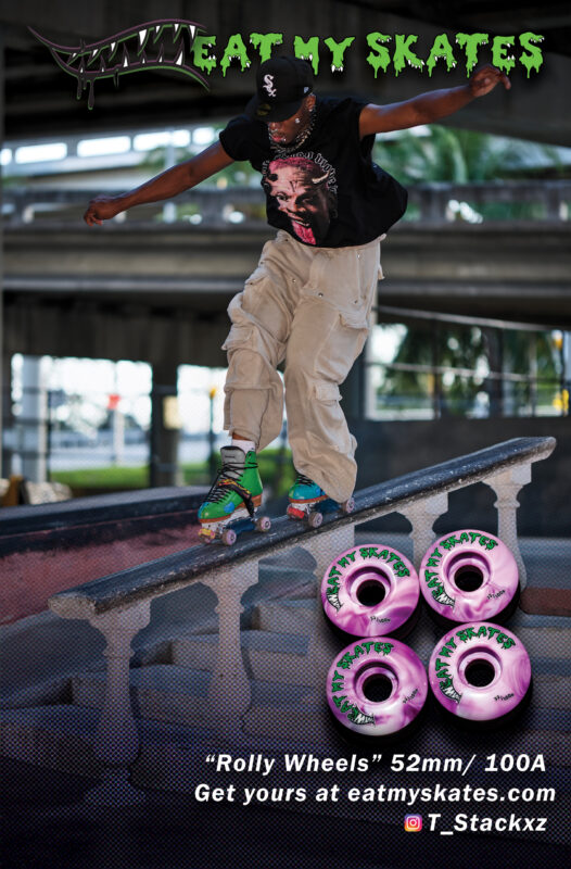 EatMySkates quad roller skate wheels - shop quad skate gear and lessons.